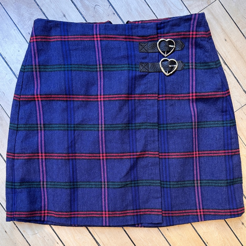 Lazy Oaf plaid skirt size 8